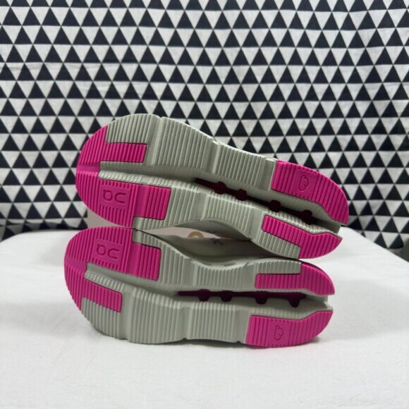 New On Cloud Cloudnova "Barbie" Women Pink Shoes White - Picture 4 of 6